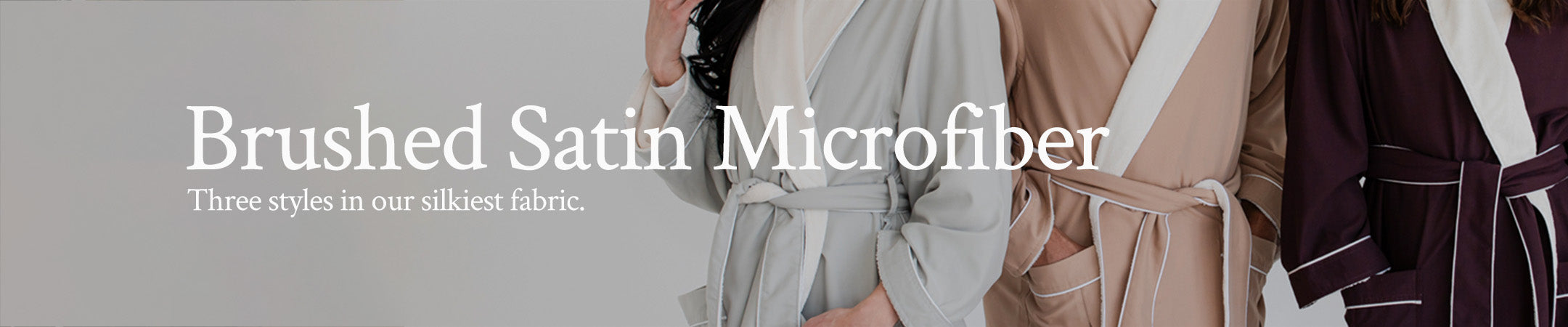Brushed Satin Robes | Soft, Warm & Luxe | Luxury Spa Robes