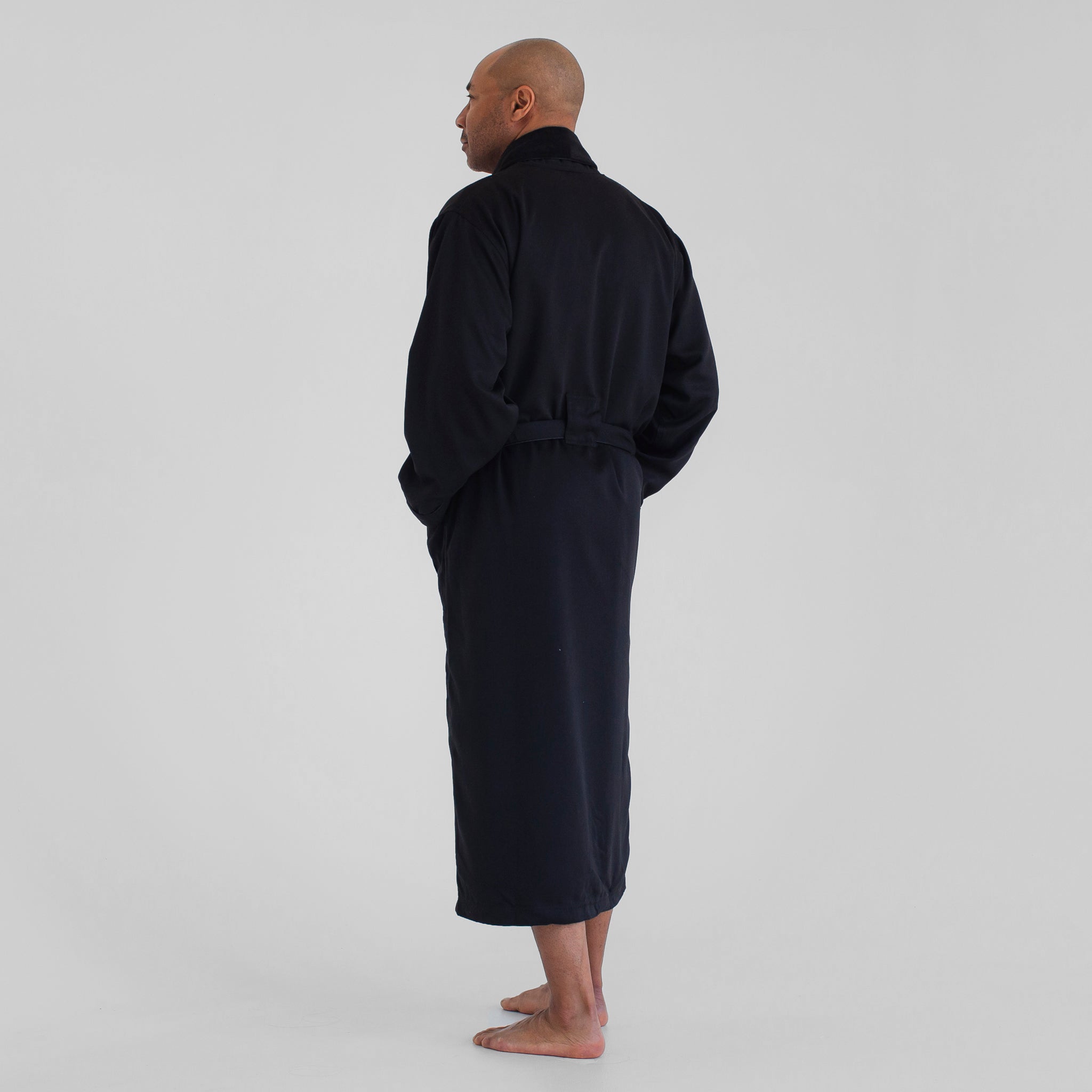 Terry Cloth Robe Black at Donald Pray blog
