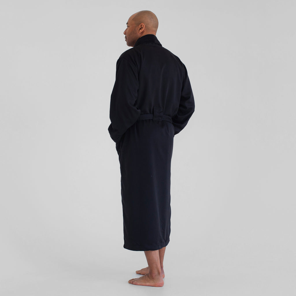 Classic Terry Cloth Bathrobe | Black