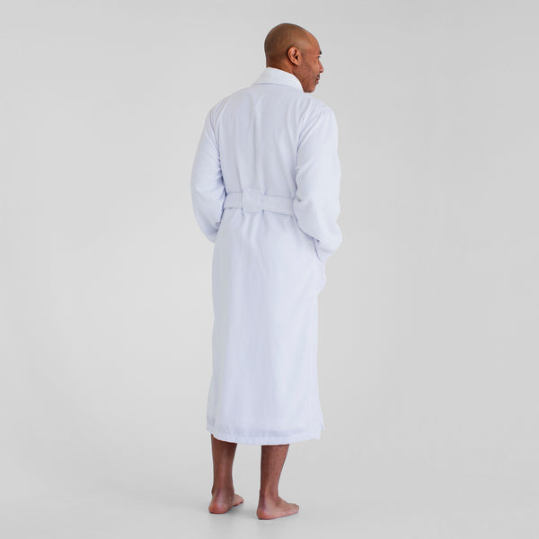 Classic Terry Cloth Spa Robe - White