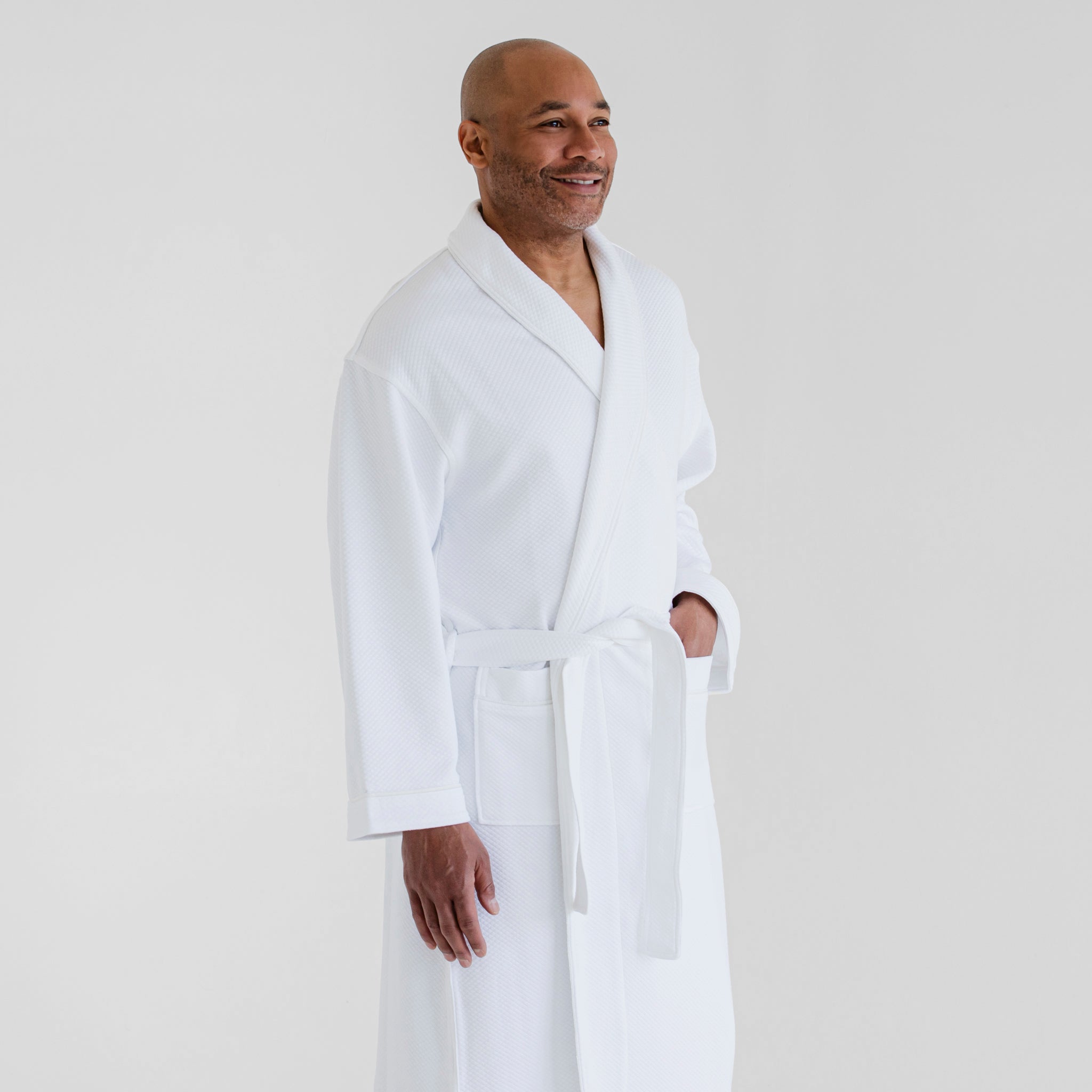 Luxury Spa Robes | Cotton & Modal Waffle Spa Robe | White | Luxury Spa ...