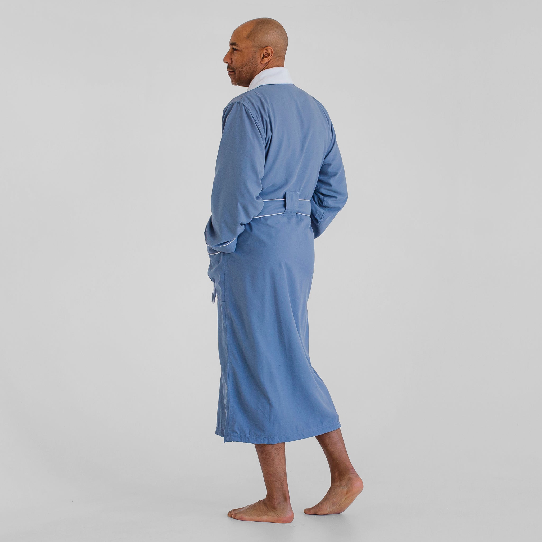 Blue Robe Spa Luxury Spa Robes | Deluxe Plush Bathrobe | Pacific Blue | Luxury Spa Robes