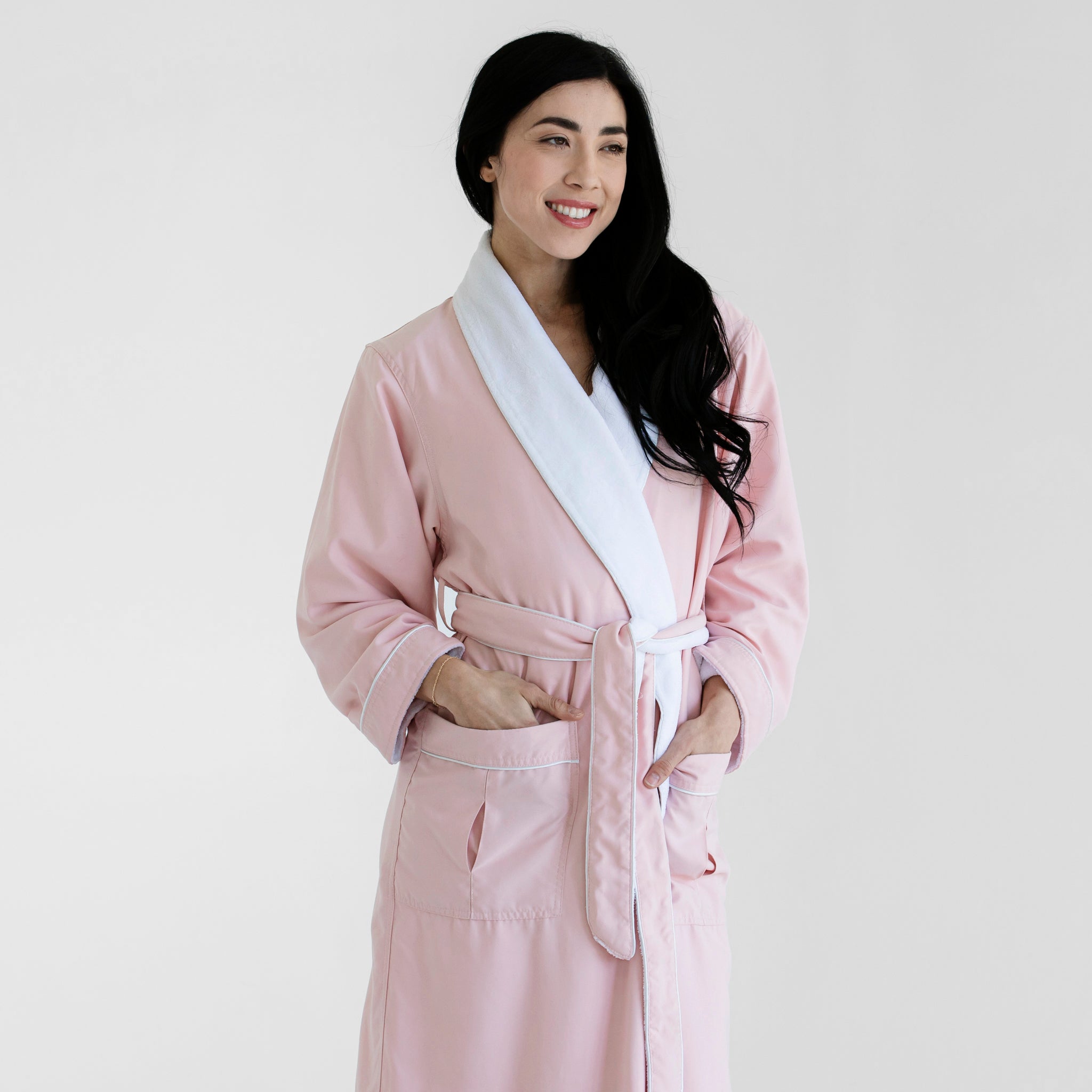 Deluxe Plush Bathrobe | Rose Pink | Luxury Spa Robes