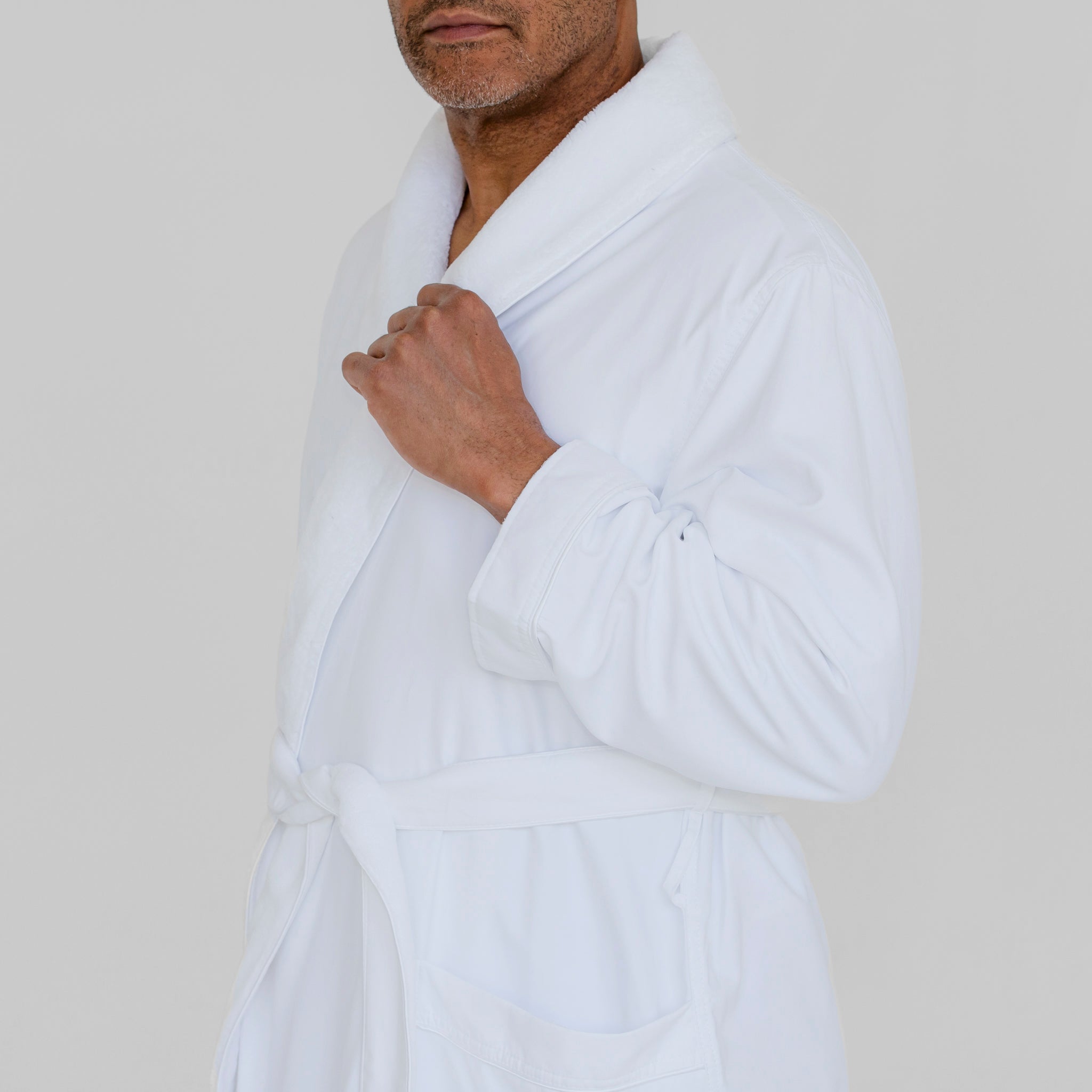Luxury Spa Robes | Deluxe Plush Bathrobe | White | Luxury Spa Robes