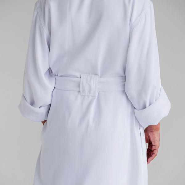 Essential Terry Cloth Spa Robe - White