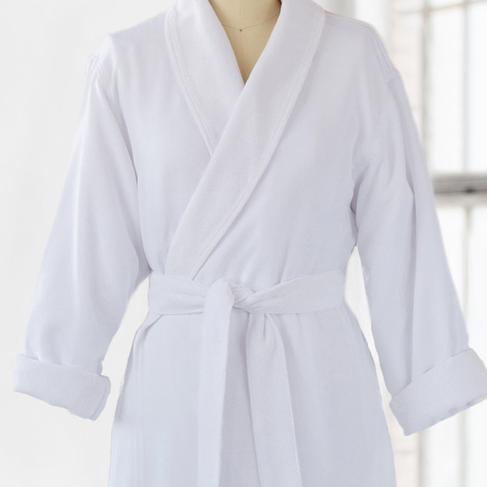 Pure White Robe Luxury Spa Robes | Ultimate Plush Bathrobe | White | Luxury Spa Robes