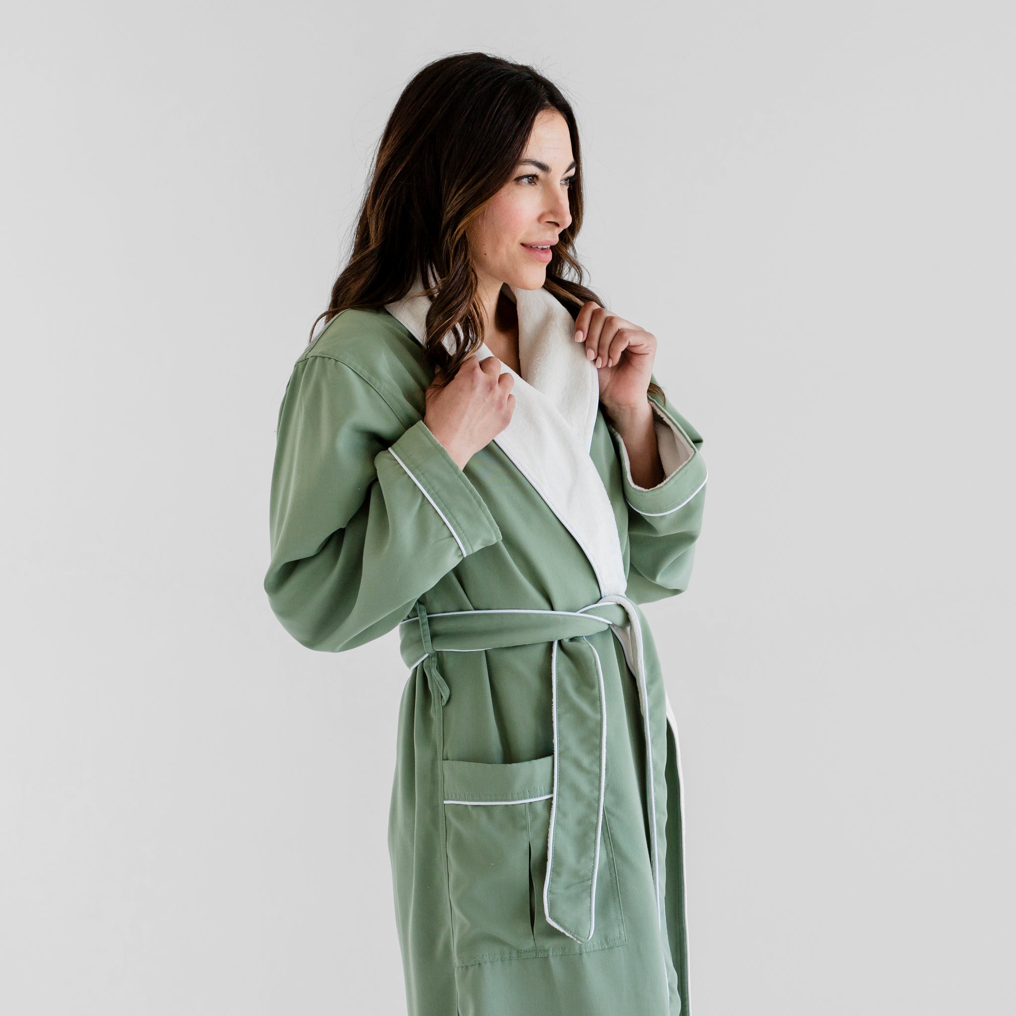 Ultimate Luxury Plush Bathrobe | Eucalyptus | Luxury Spa Robes