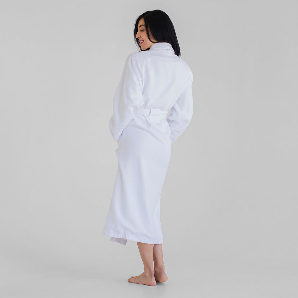 Pure White Robe Luxury Spa Robes | Ultimate Plush Bathrobe | White | Luxury Spa Robes
