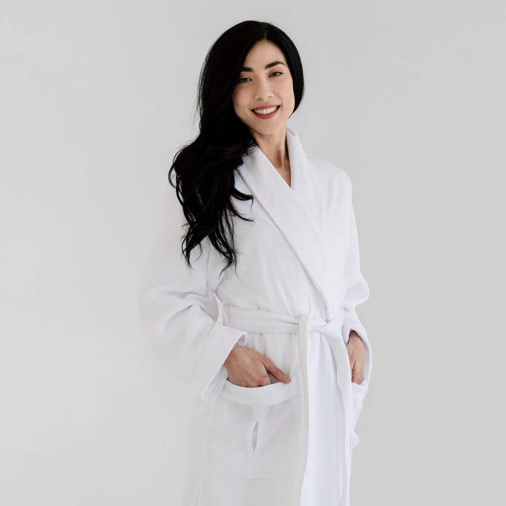 Luxury Spa Robes | Ultimate Plush Bathrobe | White | Luxury Spa Robes