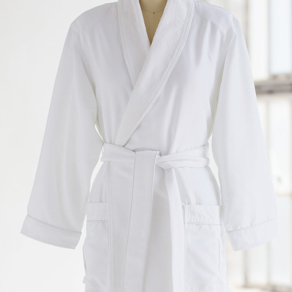 Whit Robe Luxury Spa Robes | Ultimate Plush Bathrobe | White | Luxury Spa Robes