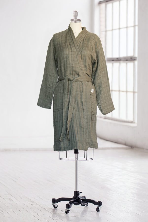 NEW: Gauzy Waffle Robe