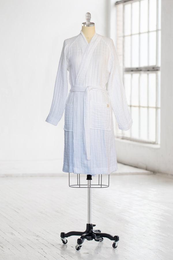 NEW: Gauzy Waffle Robe