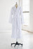 super soft and cozy plush velour luxury spa robe in white