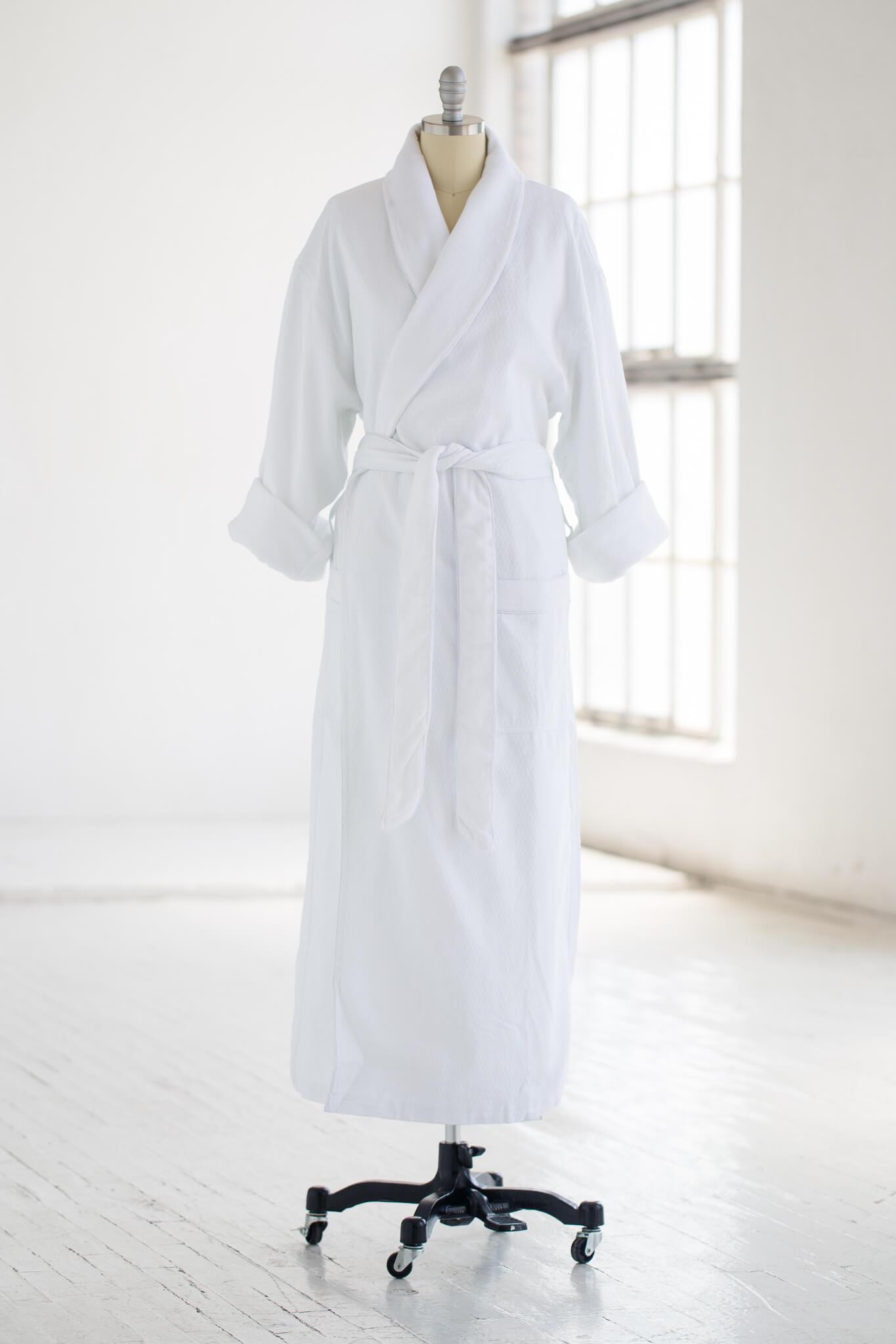 Resort Waffle & Terry Cloth Spa Robe, Luxury Spa Robes