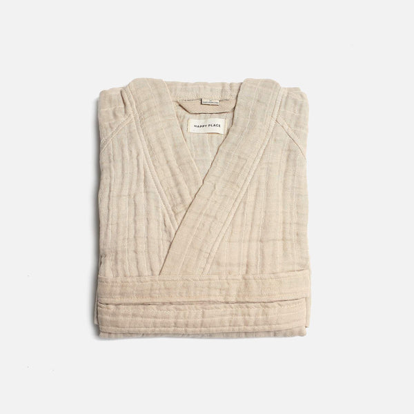 NEW: Gauzy Waffle Robe